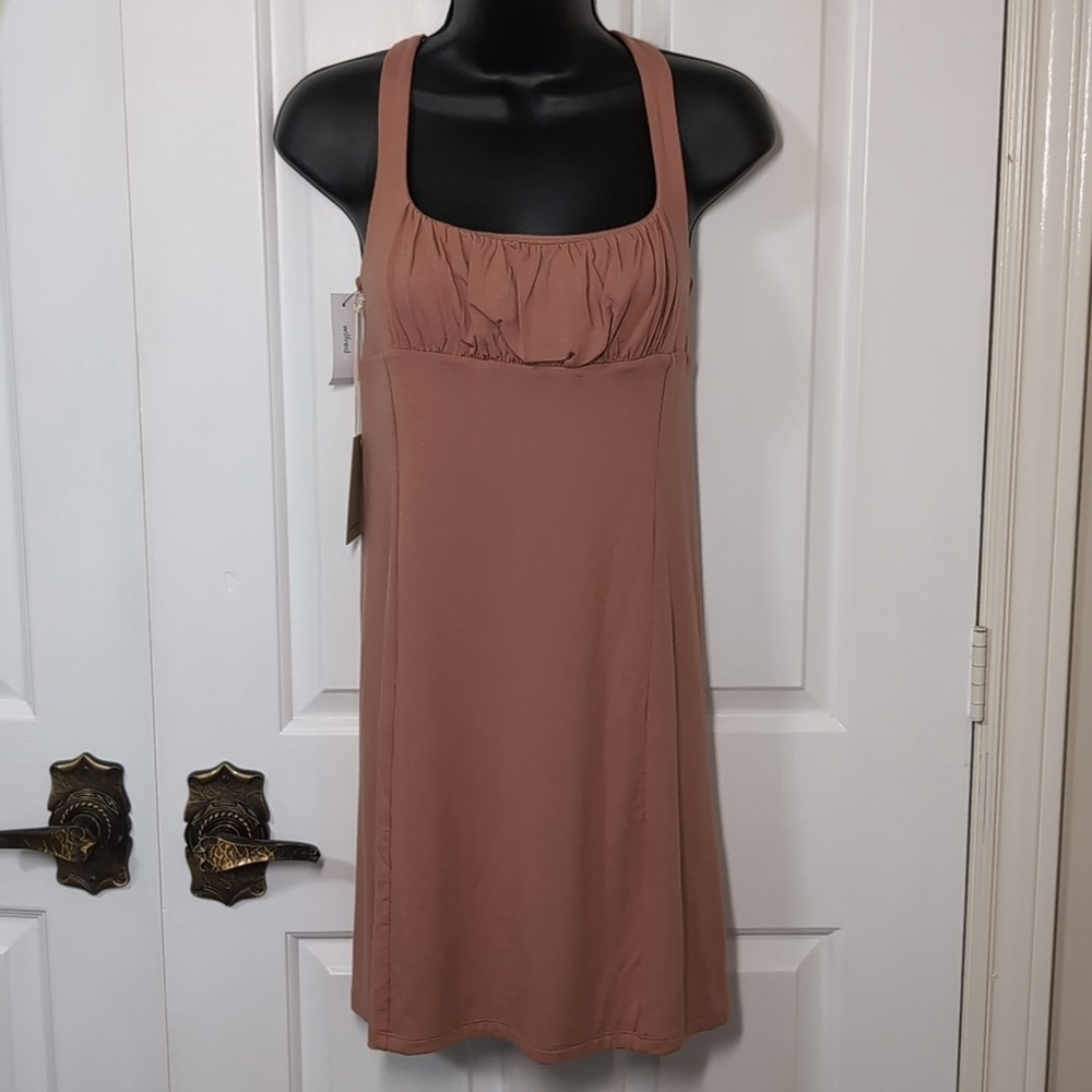 Wilfred Free Orbit Dress Ruched Fromt Large NEW